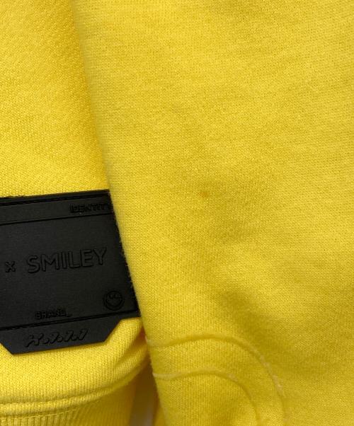 13DE MARZO（トレセ デ マルソ）13DE MARZO (トレセ デ マルソ) SMILEY (スマイリー) プルオーバーパーカー イエロー サイズ:Lの古着・服飾アイテム
