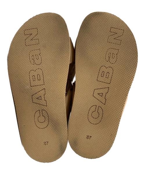CABAN（キャバン）CABAN (キャバン) ノットサンダル ベージュ サイズ:SIZE 37の古着・服飾アイテム