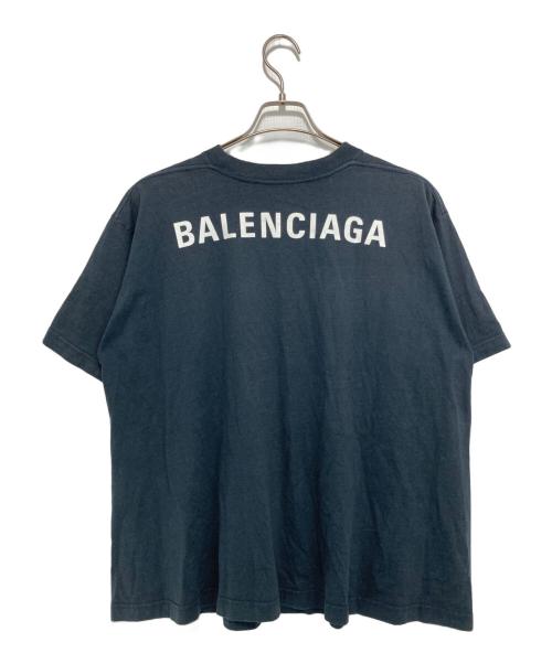 BALENCIAGA（バレンシアガ）BALENCIAGA (バレンシアガ) バックロゴＴシャツ ブラック サイズ:Sの古着・服飾アイテム