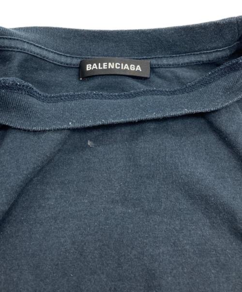 BALENCIAGA（バレンシアガ）BALENCIAGA (バレンシアガ) バックロゴＴシャツ ブラック サイズ:Sの古着・服飾アイテム