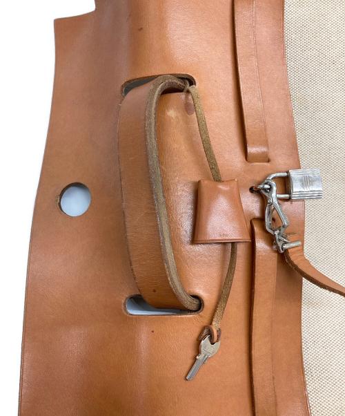 HERMES（エルメス）HERMES (エルメス) エールバッグMM ベージュ×ブラウンの古着・服飾アイテム