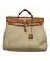 HERMES (エルメス) エールバッグMM ベージュ×ブラウン：110000円