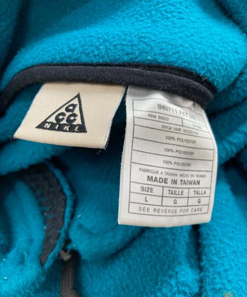 NIKE ACG（ナイキエーシージー）NIKE ACG (ナイキエーシージー) ハーフジップスウェット グリーン サイズ:Lの古着・服飾アイテム
