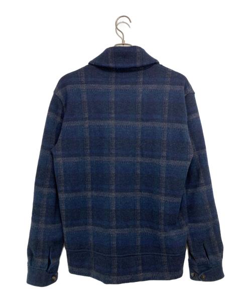 POLO RALPH LAUREN（ポロ・ラルフローレン）POLO RALPH LAUREN (ポロ・ラルフローレン) チェックウールジャケット ネイビー×グリーン サイズ:Mの古着・服飾アイテム