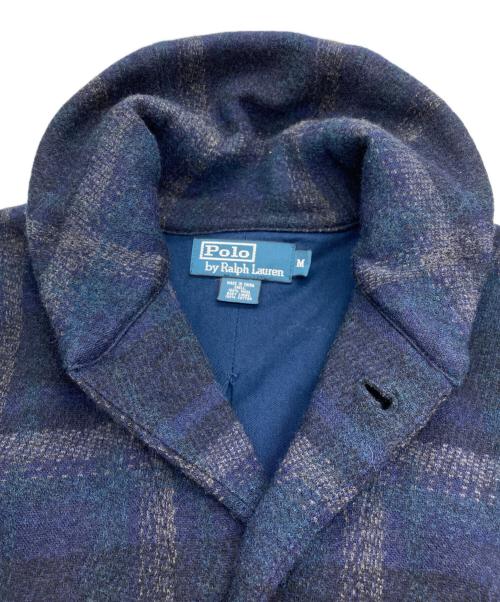 POLO RALPH LAUREN（ポロ・ラルフローレン）POLO RALPH LAUREN (ポロ・ラルフローレン) チェックウールジャケット ネイビー×グリーン サイズ:Mの古着・服飾アイテム