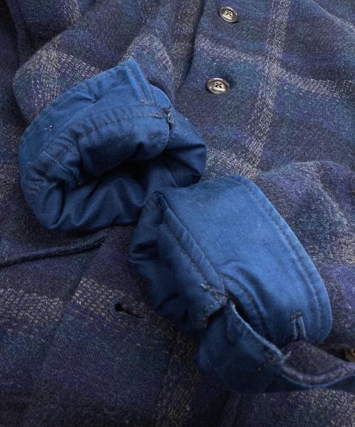 POLO RALPH LAUREN（ポロ・ラルフローレン）POLO RALPH LAUREN (ポロ・ラルフローレン) チェックウールジャケット ネイビー×グリーン サイズ:Mの古着・服飾アイテム
