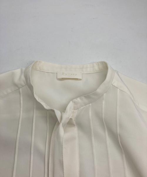 BALLSEY（ボールジィ）BALLSEY (ボールジィ) クリアデシン ボウタイブラウス ホワイト サイズ:SIZE 36の古着・服飾アイテム