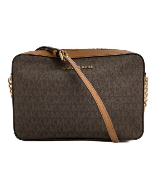 MICHAEL KORS（マイケルコース）MICHAEL KORS (マイケルコース) ショルダーバッグ ブラウンの古着・服飾アイテム