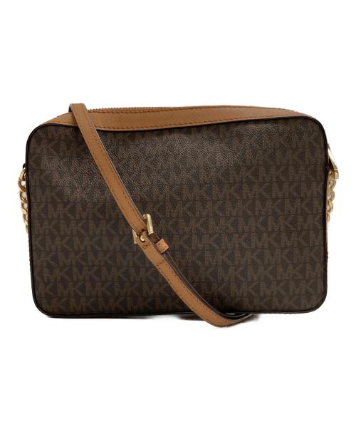 MICHAEL KORS（マイケルコース）MICHAEL KORS (マイケルコース) ショルダーバッグ ブラウンの古着・服飾アイテム