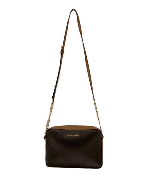 MICHAEL KORS（マイケルコース）MICHAEL KORS (マイケルコース) ショルダーバッグ ブラウンの古着・服飾アイテム