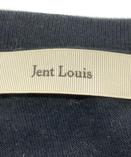 jent louis（ジェントルイス）jent louis (ジェントルイス) ロゴプリントTシャツ ブラック サイズ:Lの古着・服飾アイテム