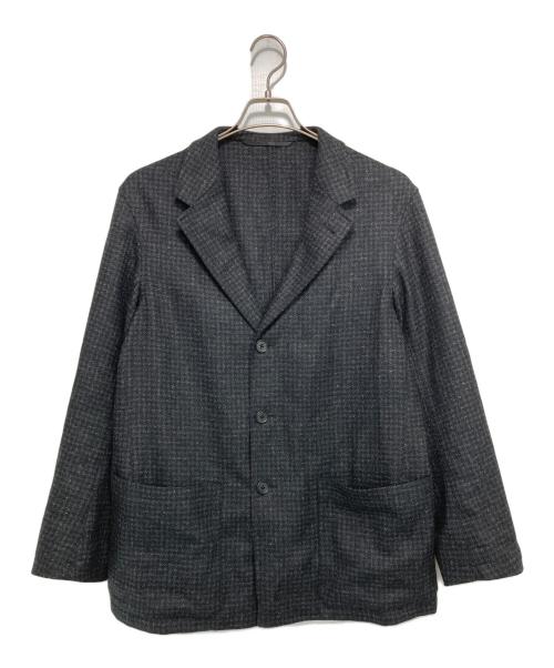 SOVEREIGN（ソブリン）SOVEREIGN (ソブリン) ハウンドトゥース柄3Bジャケット ブラック サイズ:Sの古着・服飾アイテム