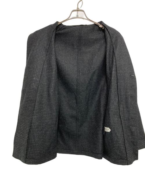 SOVEREIGN（ソブリン）SOVEREIGN (ソブリン) ハウンドトゥース柄3Bジャケット ブラック サイズ:Sの古着・服飾アイテム