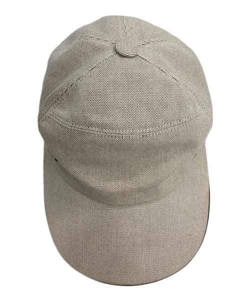 HERMES（エルメス）HERMES (エルメス) Hロゴキャップ ベージュの古着・服飾アイテム