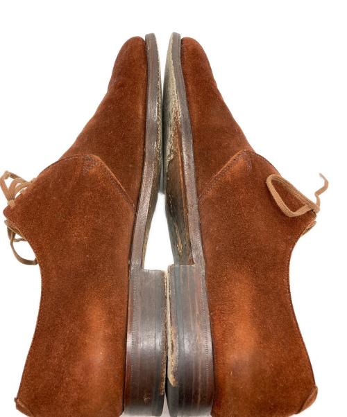 Crockett & Jones（クロケット＆ジョーンズ）Crockett & Jones (クロケット＆ジョーンズ) HIGHBURY スウェードプレーントゥシューズ ブラウン サイズ:6Eの古着・服飾アイテム