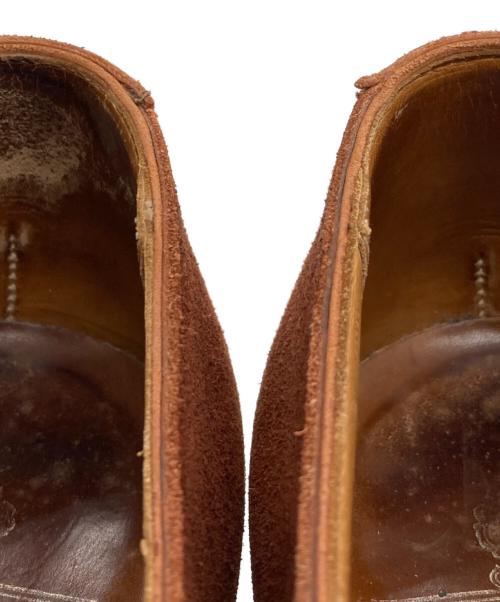 Crockett & Jones（クロケット＆ジョーンズ）Crockett & Jones (クロケット＆ジョーンズ) HIGHBURY スウェードプレーントゥシューズ ブラウン サイズ:6Eの古着・服飾アイテム