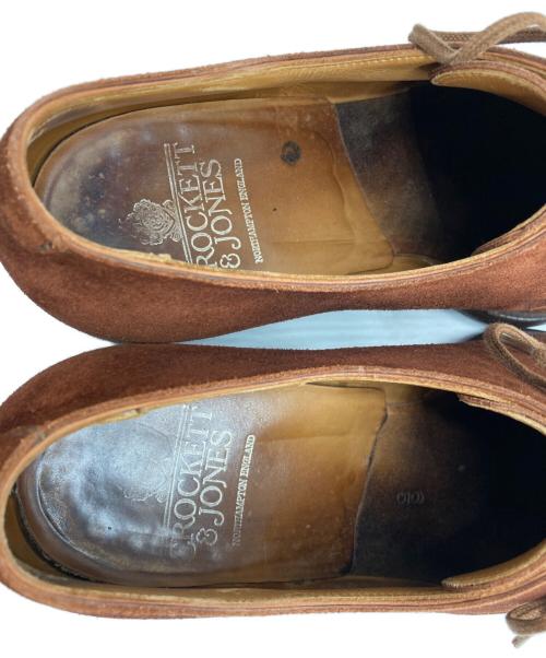 Crockett & Jones（クロケット＆ジョーンズ）Crockett & Jones (クロケット＆ジョーンズ) HIGHBURY スウェードプレーントゥシューズ ブラウン サイズ:6Eの古着・服飾アイテム