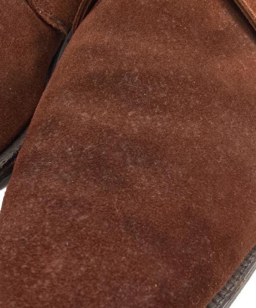 Crockett & Jones（クロケット＆ジョーンズ）Crockett & Jones (クロケット＆ジョーンズ) HIGHBURY スウェードプレーントゥシューズ ブラウン サイズ:6Eの古着・服飾アイテム