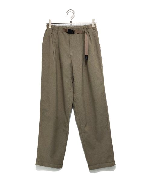 GRAMICCI（グラミチ）GRAMICCI (グラミチ) 2タックワイドテーパードパンツ ベージュ サイズ:Ｓの古着・服飾アイテム