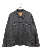 LEVI'S PReMIUMリーバイス プレミアム）の古着「リラックスフィット トラッカージャケット」｜ブラック