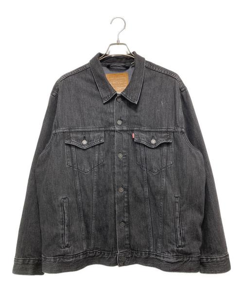 LEVI'S PReMIUM（リーバイス プレミアム）LEVI'S PReMIUM (リーバイス プレミアム) リラックスフィット トラッカージャケット ブラック サイズ:Lの古着・服飾アイテム
