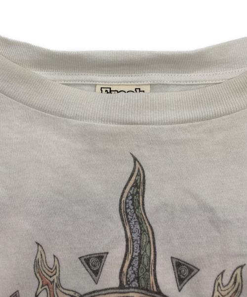 SAINT MICHAEL（セントマイケル）SAINT MICHAEL (セントマイケル) CP SS TEE/SUN/WHITE ホワイト サイズ:XXLの古着・服飾アイテム