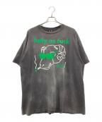 SAINT MICHAELセントマイケル）の古着「Holy As Fuck プリントTシャツ」｜グレー