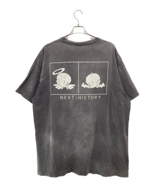 SAINT MICHAEL（セントマイケル）SAINT MICHAEL (セントマイケル) Holy As Fuck プリントTシャツ グレー サイズ:XXLの古着・服飾アイテム