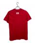 stussy (ステューシー) 銀タグ LIVIN' ロゴグラフィックプリントTシャツ レッド サイズ:MEDIUM：7000円