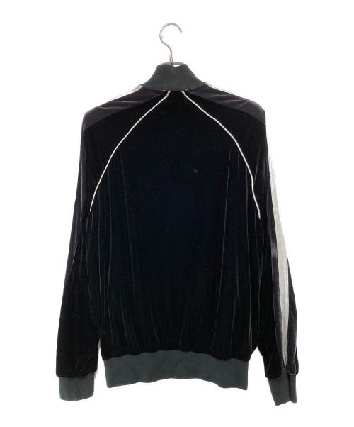 D&G（ディーアンドジー）D&G (ディーアンドジー) ベロアトラックジャケット ブラック サイズ:XLの古着・服飾アイテム