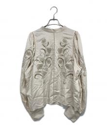 Ameri（アメリ）の古着「LADY EMBROIDERY PUFF BLOUSE」｜アイボリー