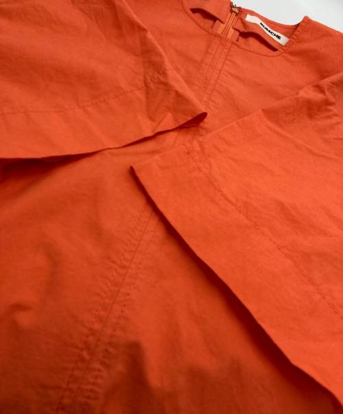 Rumche（ラムシェ）Rumche (ラムシェ) コットンワンピース オレンジ サイズ:Fの古着・服飾アイテム