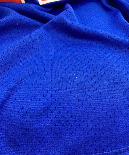 MITCHELL & NESS（ミッチェルアンドネス）MITCHELL & NESS (ミッチェルアンドネス) Toronto Blue Jays ゲームシャツ ブルー サイズ:2XLの古着・服飾アイテム