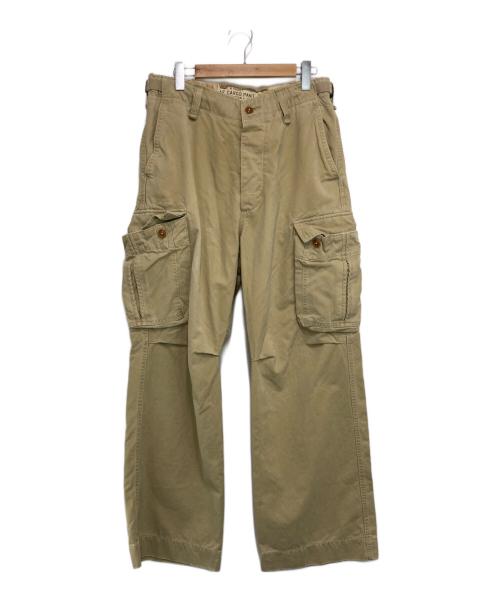 Abercrombie & Fitch（アバクロンビー アンド フィッチ）Abercrombie & Fitch (アバクロンビー アンド フィッチ) ダメージ加工カーゴパンツ ベージュ サイズ:32Rの古着・服飾アイテム