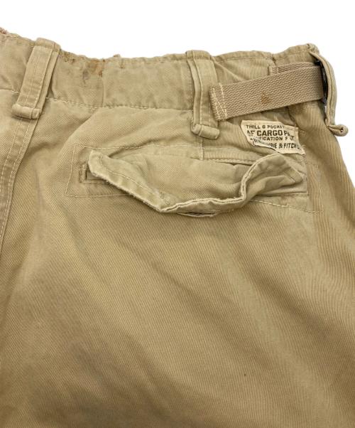 Abercrombie & Fitch（アバクロンビー アンド フィッチ）Abercrombie & Fitch (アバクロンビー アンド フィッチ) ダメージ加工カーゴパンツ ベージュ サイズ:32Rの古着・服飾アイテム