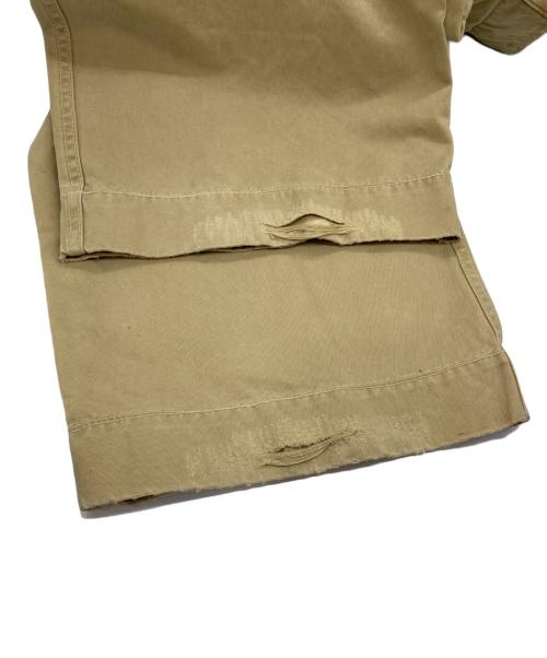 Abercrombie & Fitch（アバクロンビー アンド フィッチ）Abercrombie & Fitch (アバクロンビー アンド フィッチ) ダメージ加工カーゴパンツ ベージュ サイズ:32Rの古着・服飾アイテム