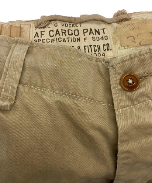 Abercrombie & Fitch（アバクロンビー アンド フィッチ）Abercrombie & Fitch (アバクロンビー アンド フィッチ) ダメージ加工カーゴパンツ ベージュ サイズ:32Rの古着・服飾アイテム