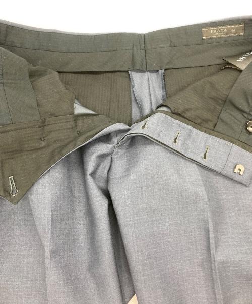 PRADA（プラダ）PRADA (プラダ) センタープレスパンツ ネイビー サイズ:44の古着・服飾アイテム