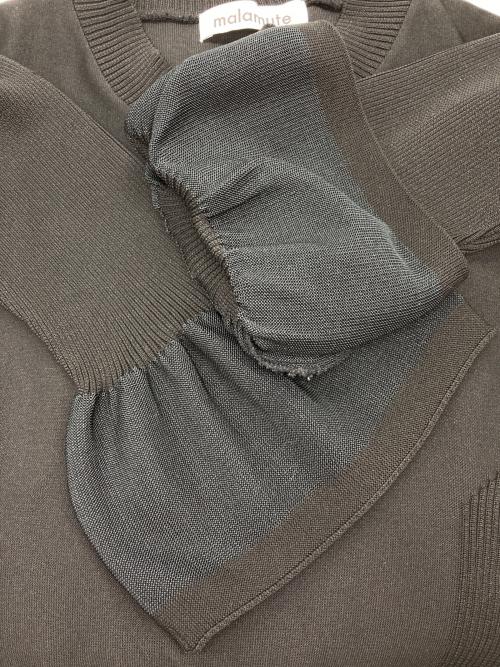 malamute（マラミュート）malamute (マラミュート) gynoid knit ブラック サイズ:2の古着・服飾アイテム
