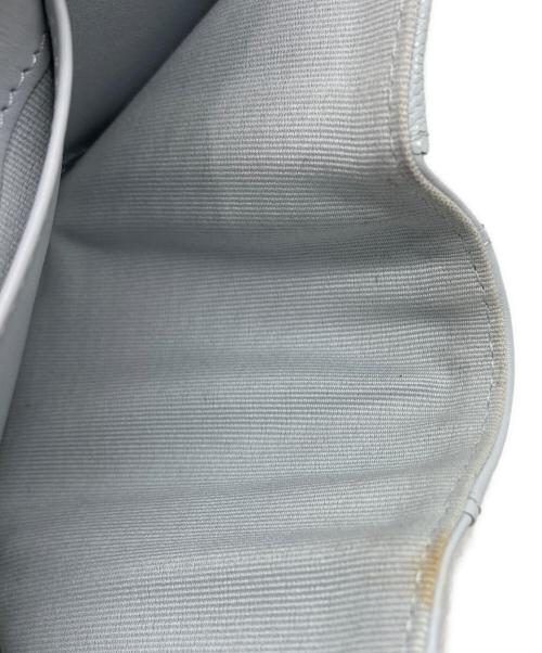 CHANEL（シャネル）CHANEL (シャネル) キャビアスキン マトラッセ スモールウォレット スカイブルーの古着・服飾アイテム