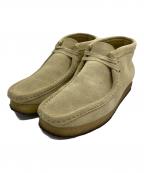 CLARKSクラークス）の古着「23514 ワラビーシューズ」｜ベージュ