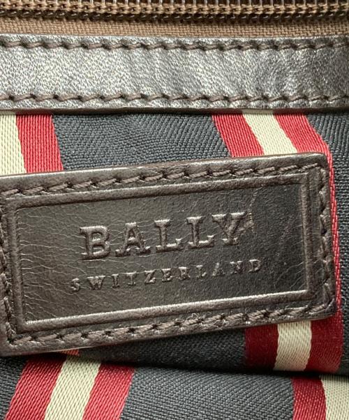 BALLY（バリー）BALLY (バリー) レザーショルダーバッグ ブラックの古着・服飾アイテム