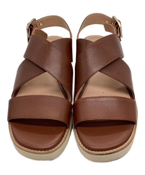 COLE HAAN（コールハーン）COLE HAAN (コールハーン) オリジナルグランド プラットフォーム サンダル ブラウン サイズ:6Bの古着・服飾アイテム