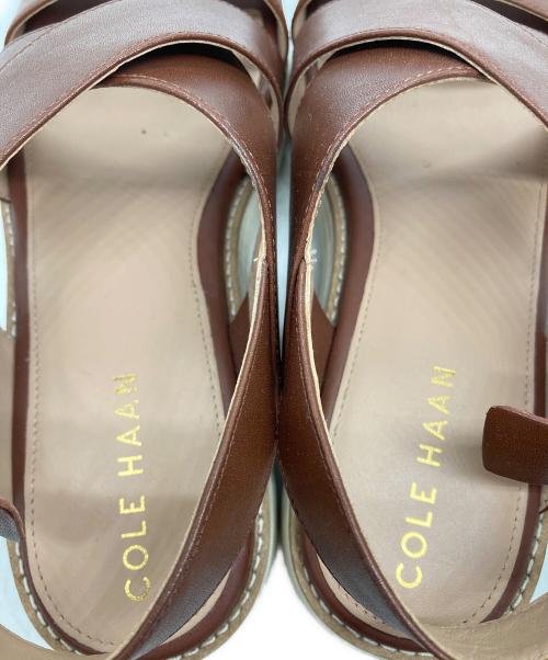 COLE HAAN（コールハーン）COLE HAAN (コールハーン) オリジナルグランド プラットフォーム サンダル ブラウン サイズ:6Bの古着・服飾アイテム