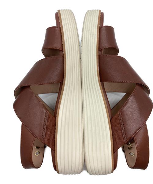 COLE HAAN（コールハーン）COLE HAAN (コールハーン) オリジナルグランド プラットフォーム サンダル ブラウン サイズ:6Bの古着・服飾アイテム