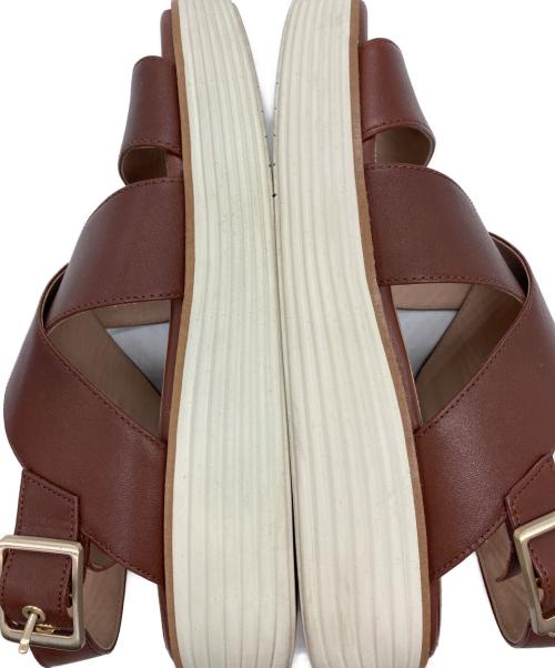 COLE HAAN（コールハーン）COLE HAAN (コールハーン) オリジナルグランド プラットフォーム サンダル ブラウン サイズ:6Bの古着・服飾アイテム