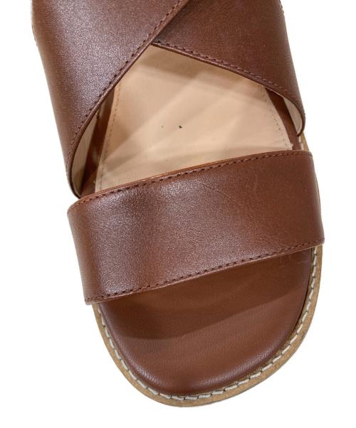 COLE HAAN（コールハーン）COLE HAAN (コールハーン) オリジナルグランド プラットフォーム サンダル ブラウン サイズ:6Bの古着・服飾アイテム