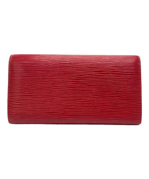 LOUIS VUITTON（ルイ ヴィトン）LOUIS VUITTON (ルイ ヴィトン) エピ ポシェット・ポルト モネ クレディ レッドの古着・服飾アイテム