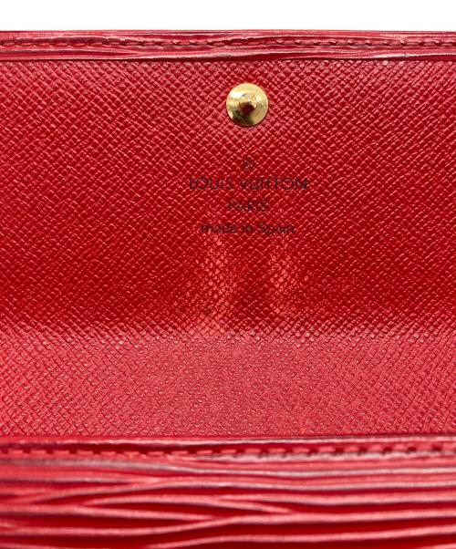 LOUIS VUITTON（ルイ ヴィトン）LOUIS VUITTON (ルイ ヴィトン) エピ ポシェット・ポルト モネ クレディ レッドの古着・服飾アイテム