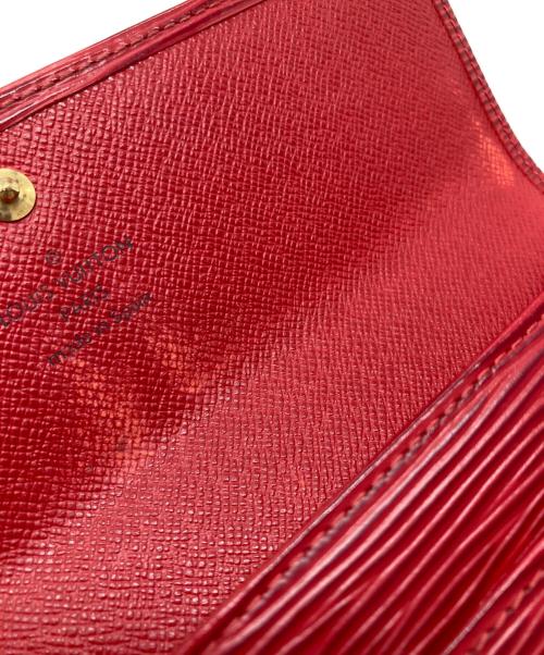 LOUIS VUITTON（ルイ ヴィトン）LOUIS VUITTON (ルイ ヴィトン) エピ ポシェット・ポルト モネ クレディ レッドの古着・服飾アイテム
